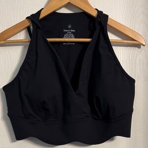 Sweaty Betty Black High-Neck Sports Bra